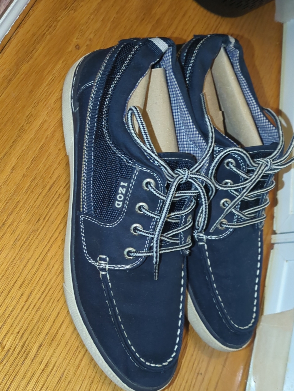 Izod Navy Blue Men’s Casual Boat Shoes 10M